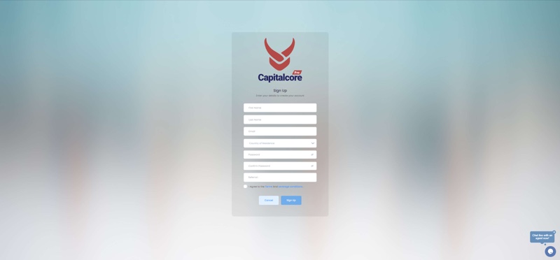 Capitalcore registration