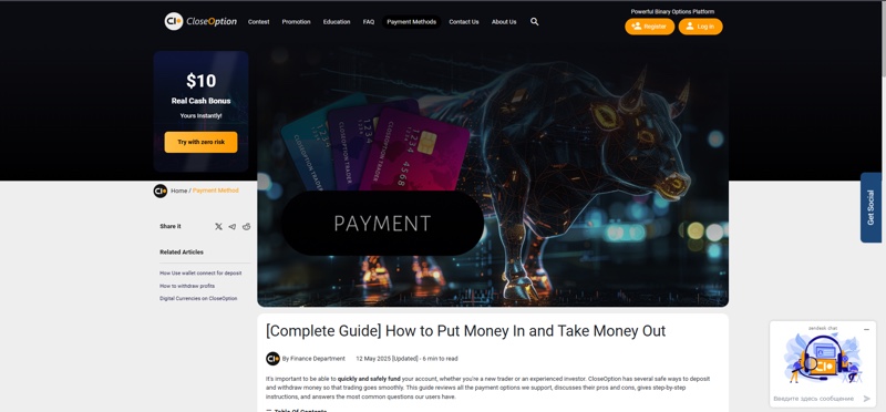 CloseOption payments