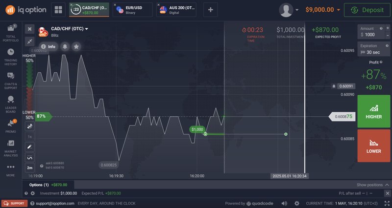 IQ Option Screenshot