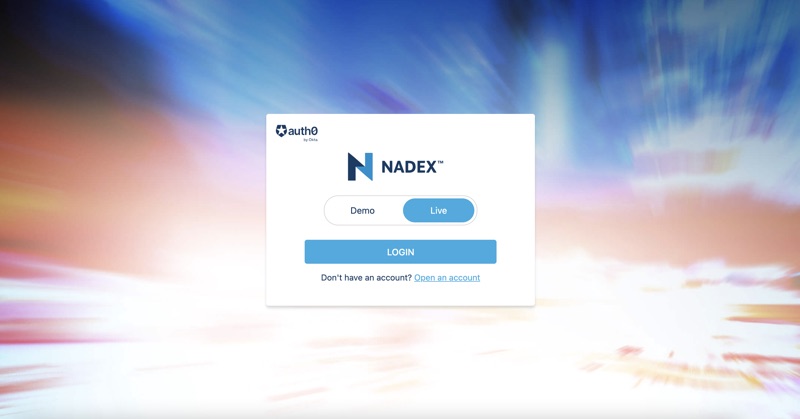 Nadex login