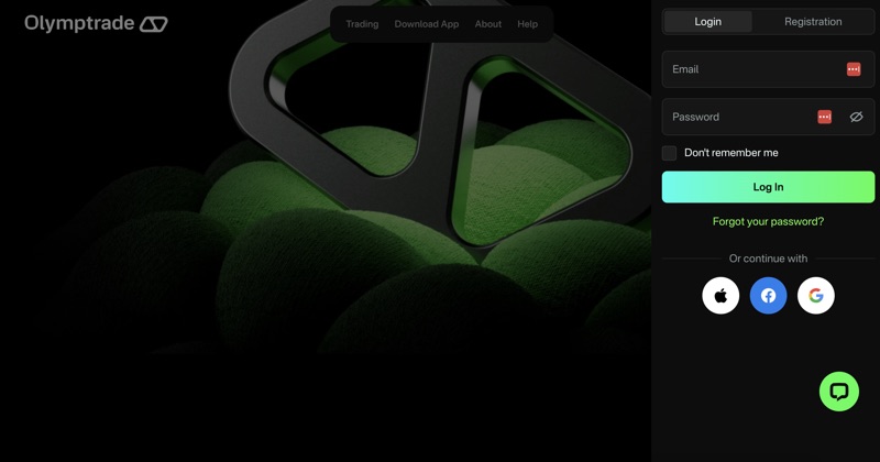 Olymp trade login